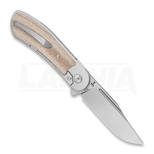 Bestech Vestige - Blastwash - Micarta sulankstomas peilis, ruda