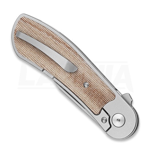 Coltello pieghevole Bestech Vestige - Blastwash - Micarta, marrone