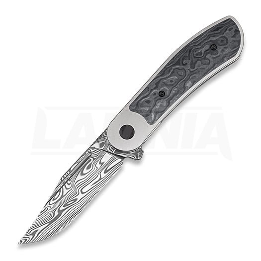 Coltello pieghevole Bestech Vestige - Damasteel - Black Camo Fat Carbon