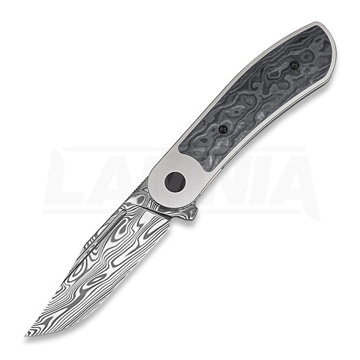 Skladací nôž Bestech Vestige - Damasteel - Black Camo Fat Carbon