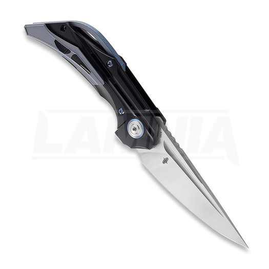 Bestech Vigil - Satin - Titanium k&auml;&auml;nt&ouml;veitsi, musta