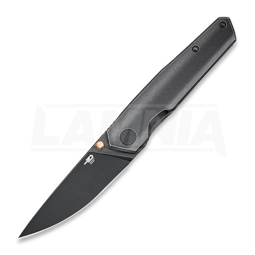 Bestech VK-Kuze - Blackwash - Titanium folding knife, black