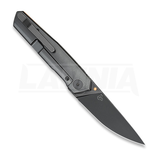 Bestech VK-Kuze - Blackwash - Titanium sulankstomas peilis, juoda