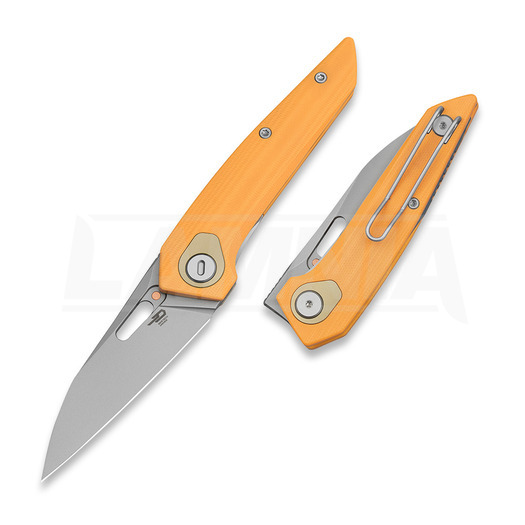 Bestech VK-Void - Beadblast - G10 סכין מתקפלת, צהוב