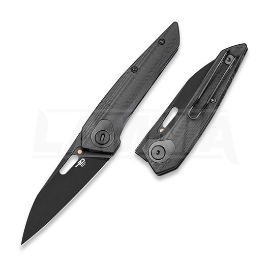 Nóż składany Bestech VK-Void - Blackwash - G10, czarny
