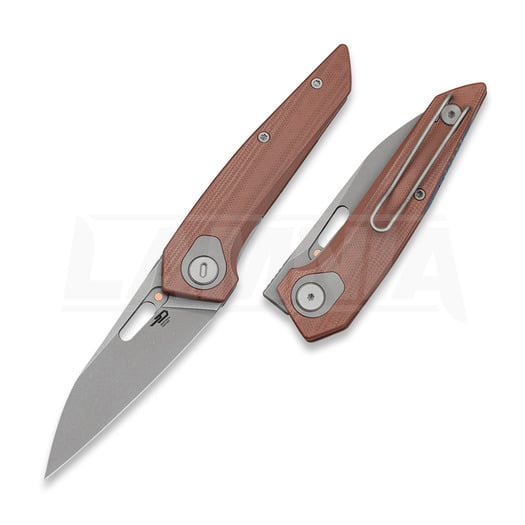 Bestech VK-Void - Greywash - G10 sulankstomas peilis, ruda
