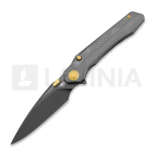 Складной нож Bestech Wet Nellie - DLC - Titanium, чёрный