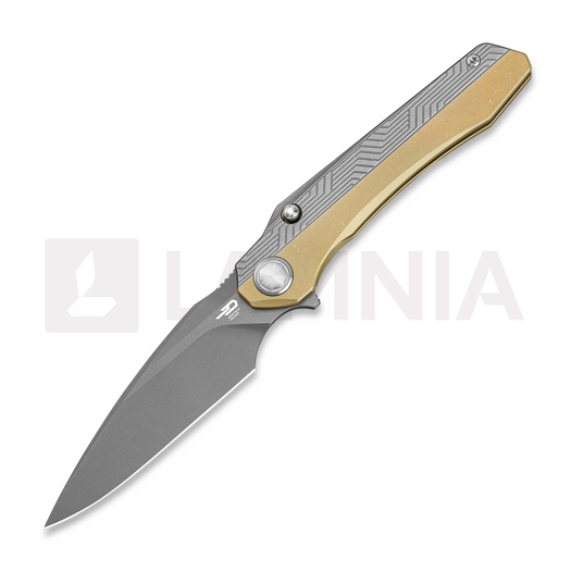 Bestech Wet Nellie - Grey PVD - Titanium folding knife, bronzed