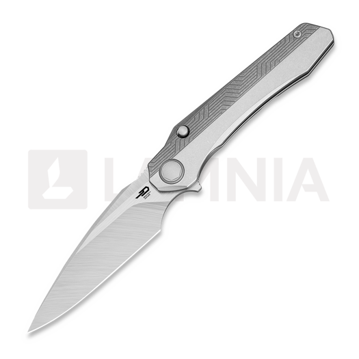 Navalha Bestech Wet Nellie - Satin - Titanium, cinza