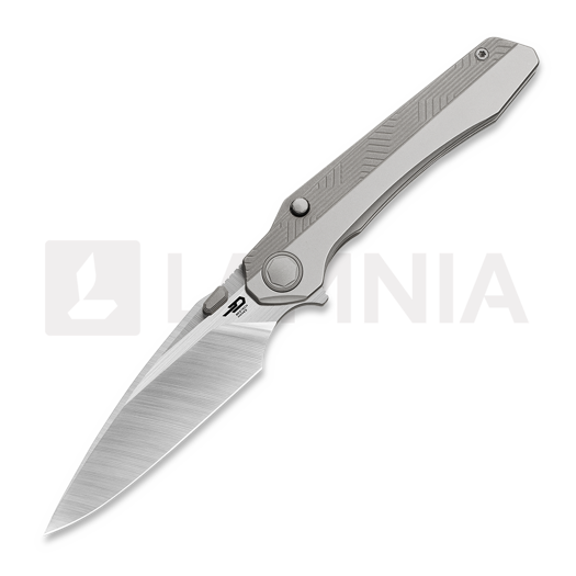 Nóż składany Bestech Wet Nellie - Satin - Titanium, szara