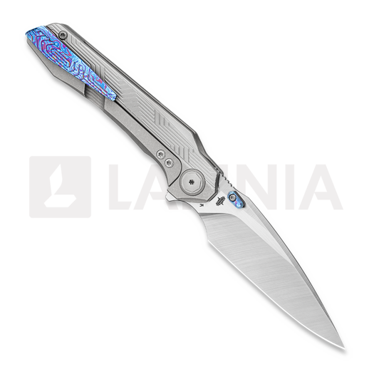 Saliekams nazis Bestech Wet Nellie - Satin - Titanium + Timascus