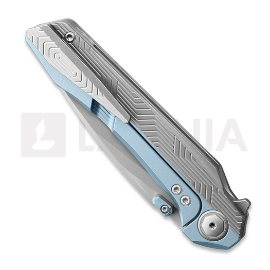Bestech Wet Nellie - Stonewash - Titanium 접이식 나이프, 파랑