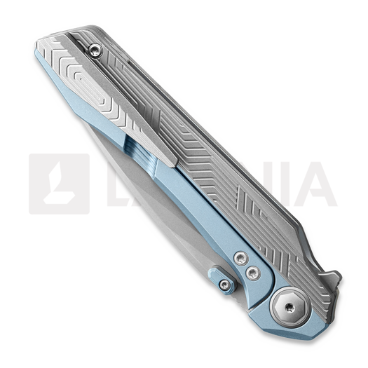 Bestech Wet Nellie - Stonewash - Titanium 접이식 나이프, 파랑