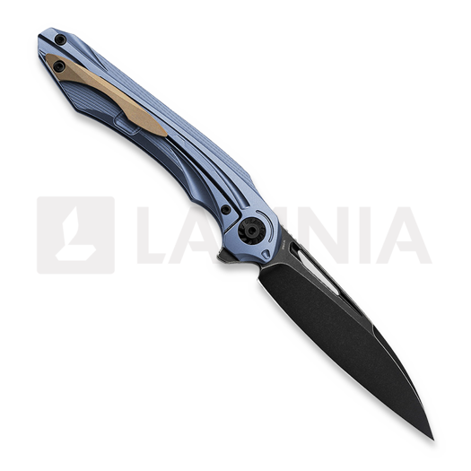Bestech Wibra - Blackwash - Titanium kääntöveitsi, sininen