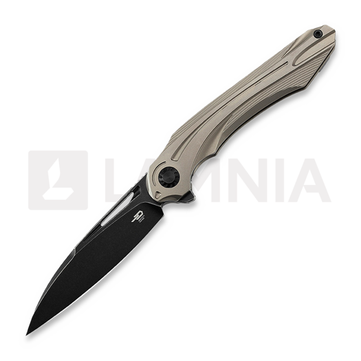 Bestech Wibra - Blackwash - Titanium 접이식 나이프, bronzed