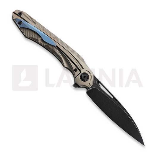 Bestech Wibra - Blackwash - Titanium sulankstomas peilis, bronzed