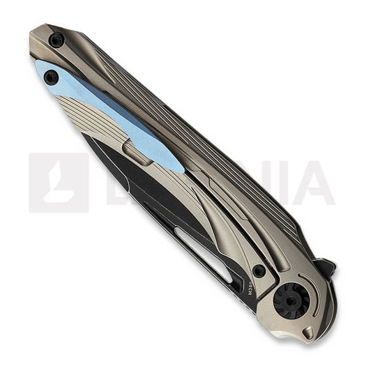 Bestech Wibra - Blackwash - Titanium sulankstomas peilis, bronzed