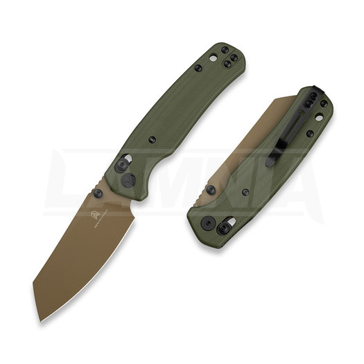 Zavírací nůž Bestechman Cicada - Cerakote - G10, zelená