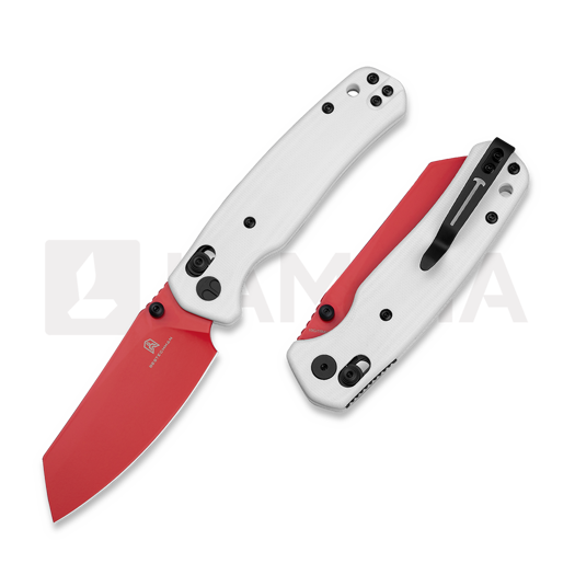 Nóż składany Bestechman Cicada - Cerakote - G10, biała