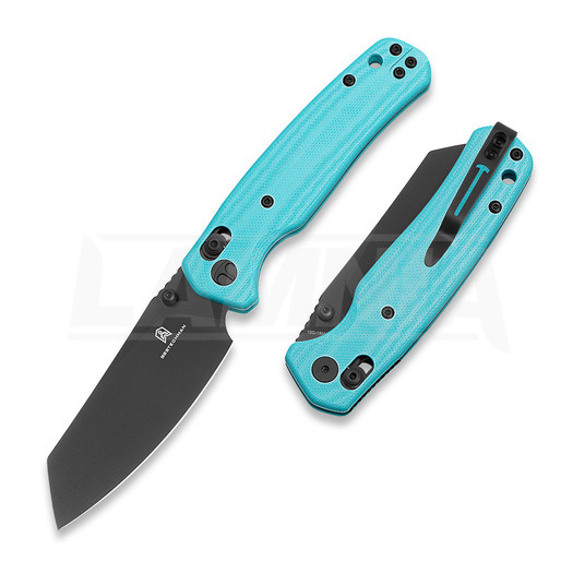 Bestechman Cicada - PVD - G10 foldekniv, light blue