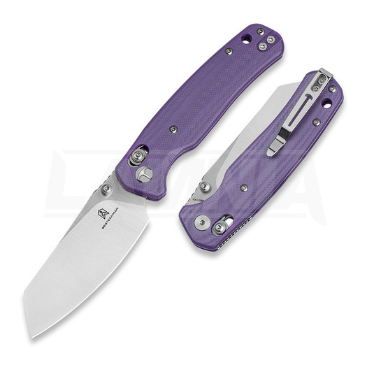 Nóż składany Bestechman Cicada - Satin - G10, purpurowa