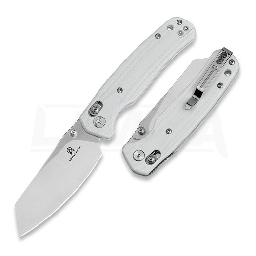 Navalha Bestechman Cicada - Satin - G10, branco