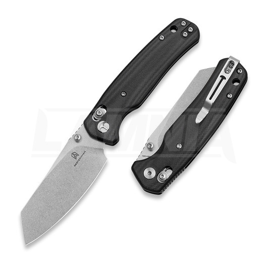 Nóż składany Bestechman Cicada - Stonewash - G10, czarny