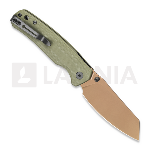 Briceag Bestechman Cicada TLL - Gold PVD - G10, verde