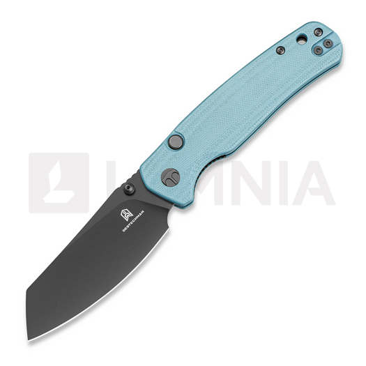 Coltello pieghevole Bestechman Cicada TLL - PVD - G10, misty blue
