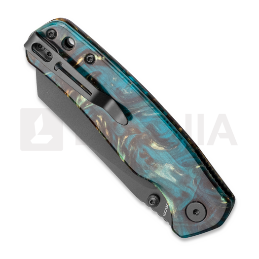 Coltello pieghevole Bestechman Cicada TLL - PVD - Resin, clear blue