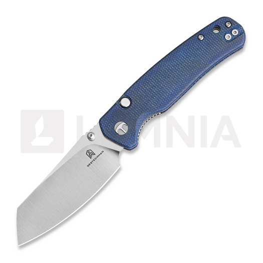 Nóż składany Bestechman Cicada TLL - Satin - Micarta, niebieska