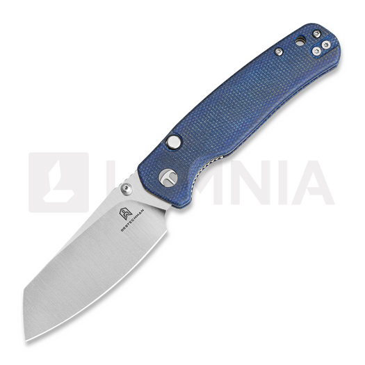 Coltello pieghevole Bestechman Cicada TLL - Satin - Micarta, blu