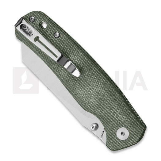 Coltello pieghevole Bestechman Cicada TLL - Satin - Micarta, verde