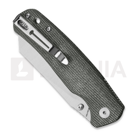Coltello pieghevole Bestechman Cicada TLL - Satin - Micarta, grigio