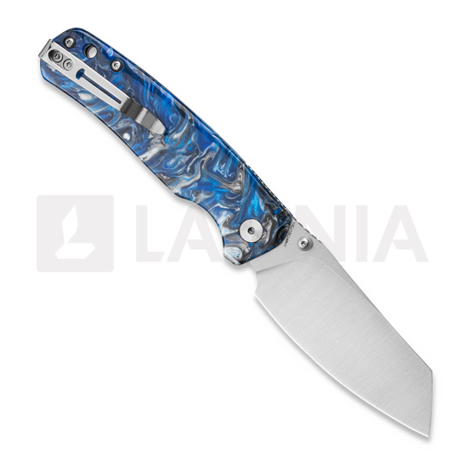 Coltello pieghevole Bestechman Cicada TLL - Satin - Resin, blu