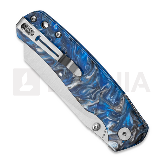 Coltello pieghevole Bestechman Cicada TLL - Satin - Resin, blu