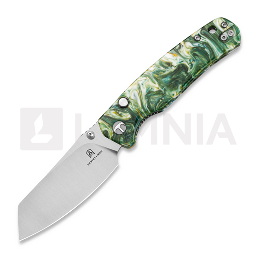 Coltello pieghevole Bestechman Cicada TLL - Satin - Resin, verde