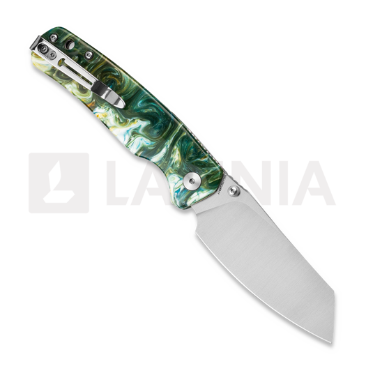 Coltello pieghevole Bestechman Cicada TLL - Satin - Resin, verde