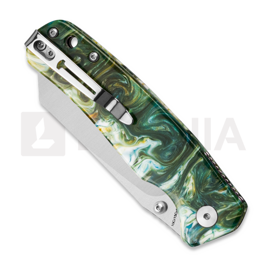 Coltello pieghevole Bestechman Cicada TLL - Satin - Resin, verde