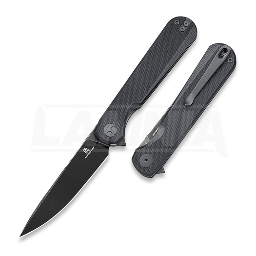 มีดพับ Bestechman Flick - Blackwash - G10, ดำ