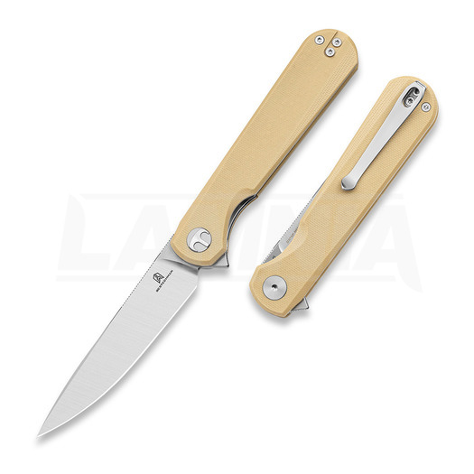 Bestechman Flick - Satin + Stonewash - G10 sklopivi nož, kaki