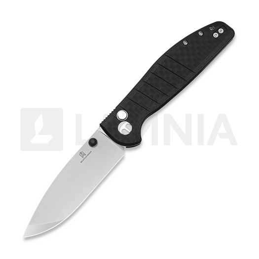 Bestechman Goodboy - Stonewash + Satin - G10/CF, negro