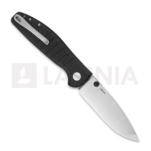 Bestechman Goodboy - Stonewash + Satin - G10/CF, juoda