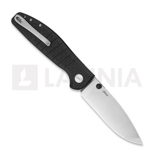 Bestechman Goodboy - Stonewash + Satin - G10/CF, musta