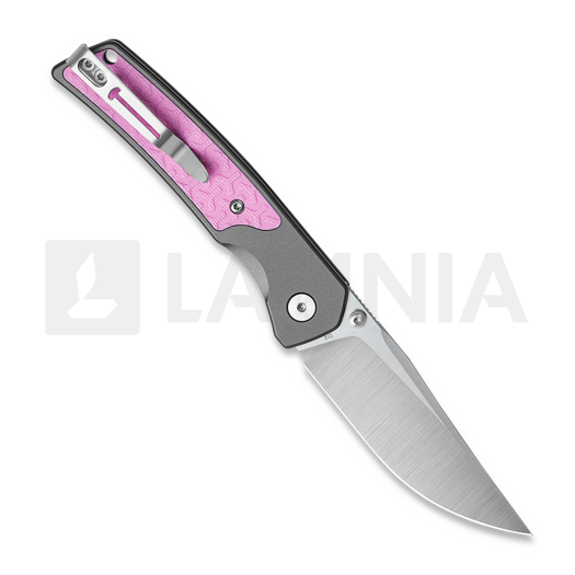 Bestechman Icebreaker - Satin - G10 sulankstomas peilis, pink