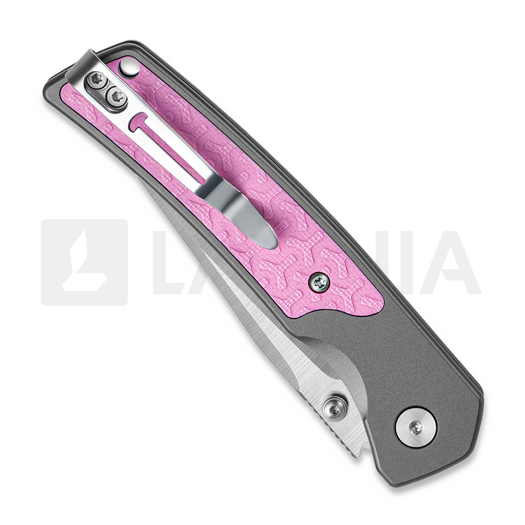 Bestechman Icebreaker - Satin - G10 sulankstomas peilis, pink