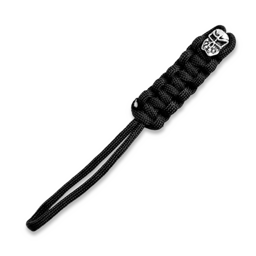 Bestechman Lanyard with Skull Bead - Black