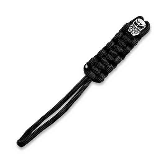 Bestechman Lanyard with Skull Bead - Black
