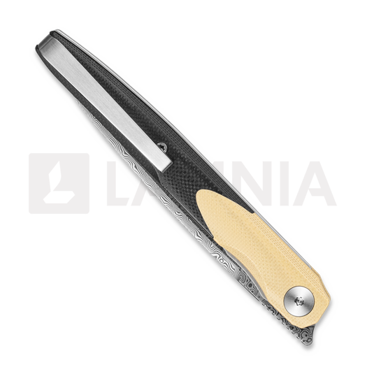 Bestechman Lanza - Damascus - G10 sklopivi nož, kaki, crna