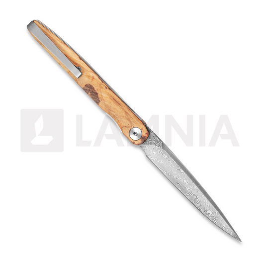 Bestechman Lanza - Damascus - Olive Wood sklopivi nož